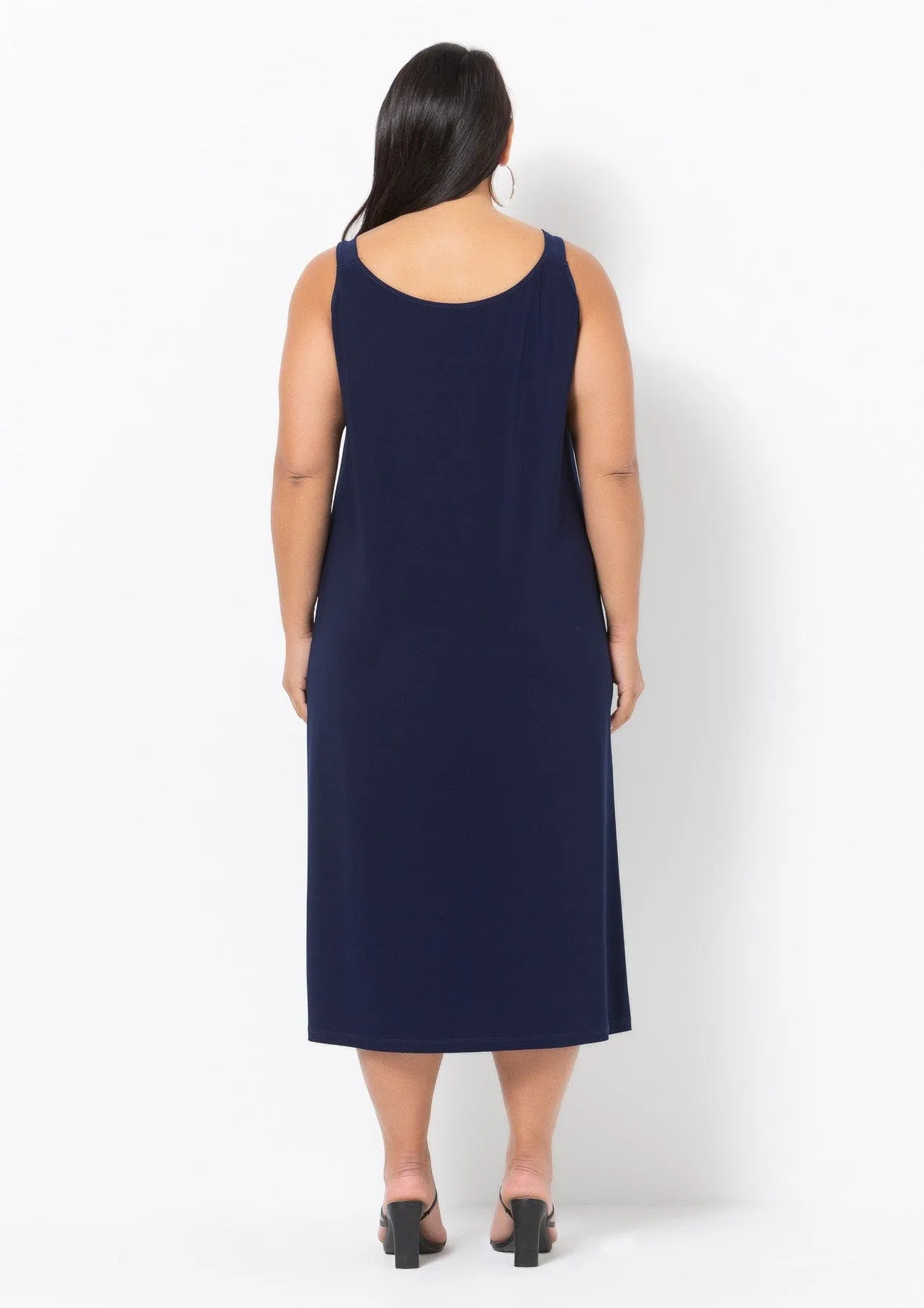 1016 Basic Jersey Cami Dress