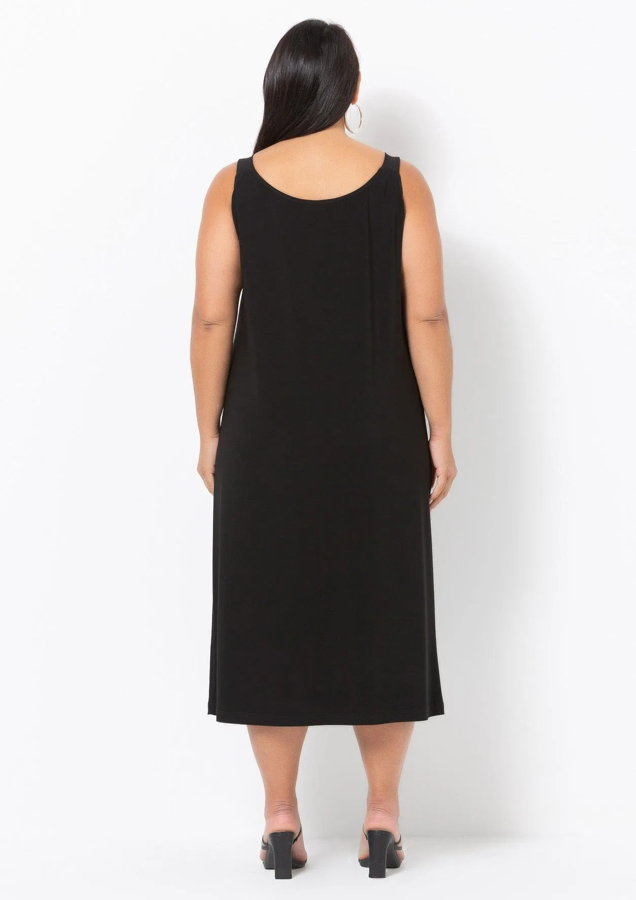 1016 Basic Jersey Cami Dress