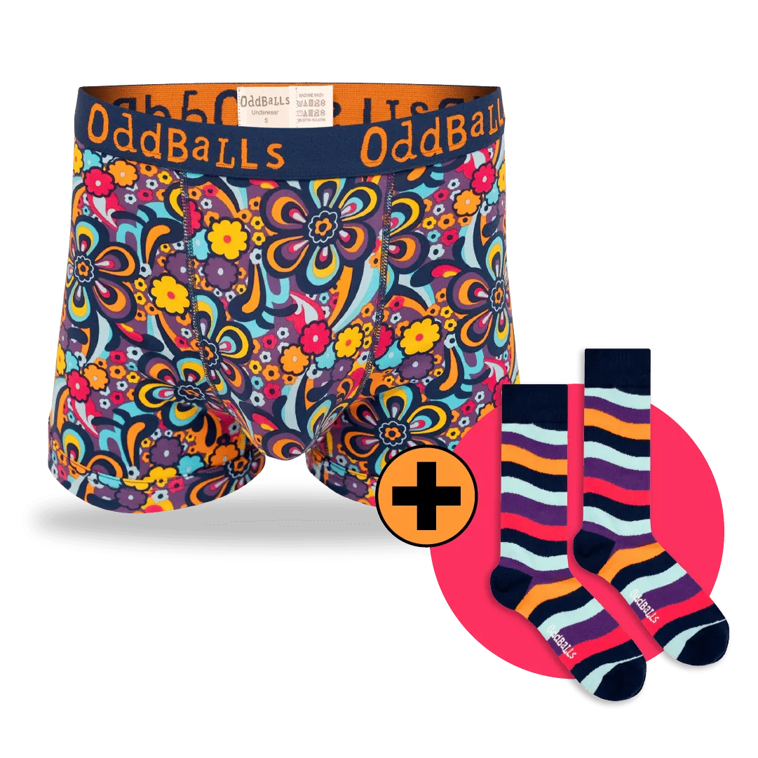 12 Month Pre-Paid: Mens Boxer Shorts & Free Socks - Monthly Subscription [G2]