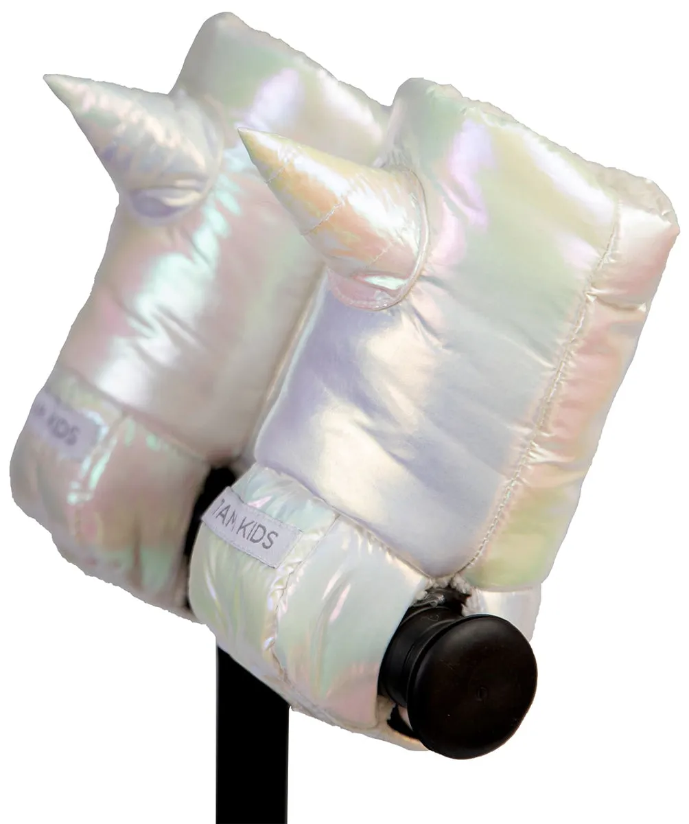 7 A.M. Enfant KIDS Warmmuffs - Unicorn - Iridescent (2T-4T)