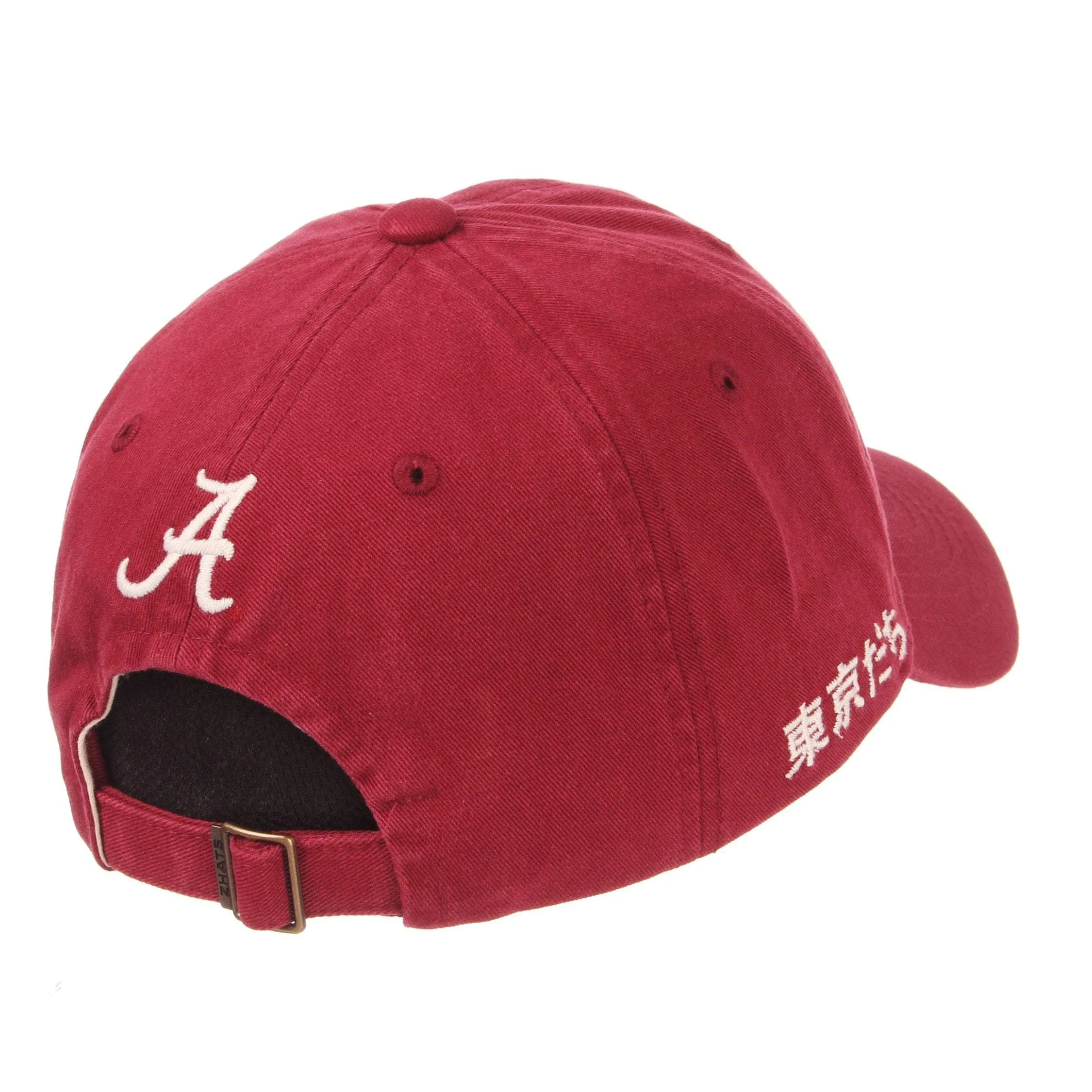 Alabama Crimson Tide Zephyr Tokyodachi Shibuya Red Adj. Slouch Hat Cap