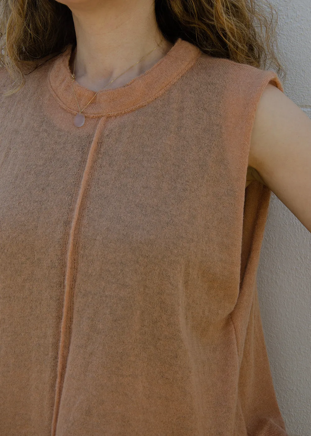 Alex Crop Vest Top | Tea