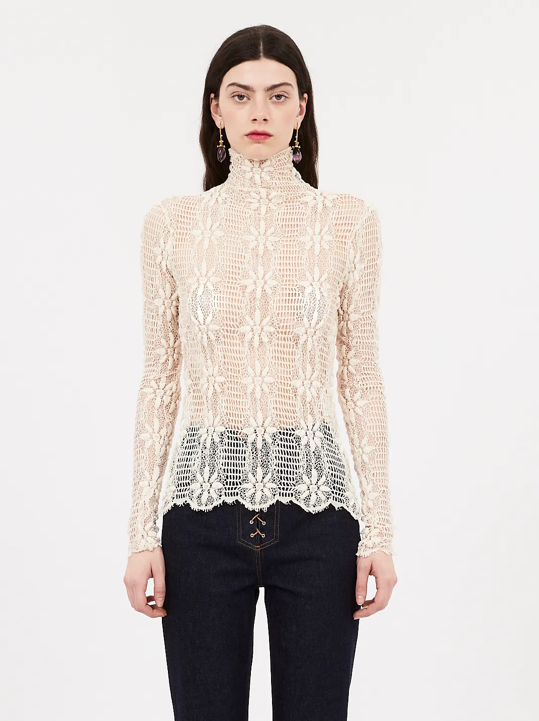 Amal Lace Top - Pristine