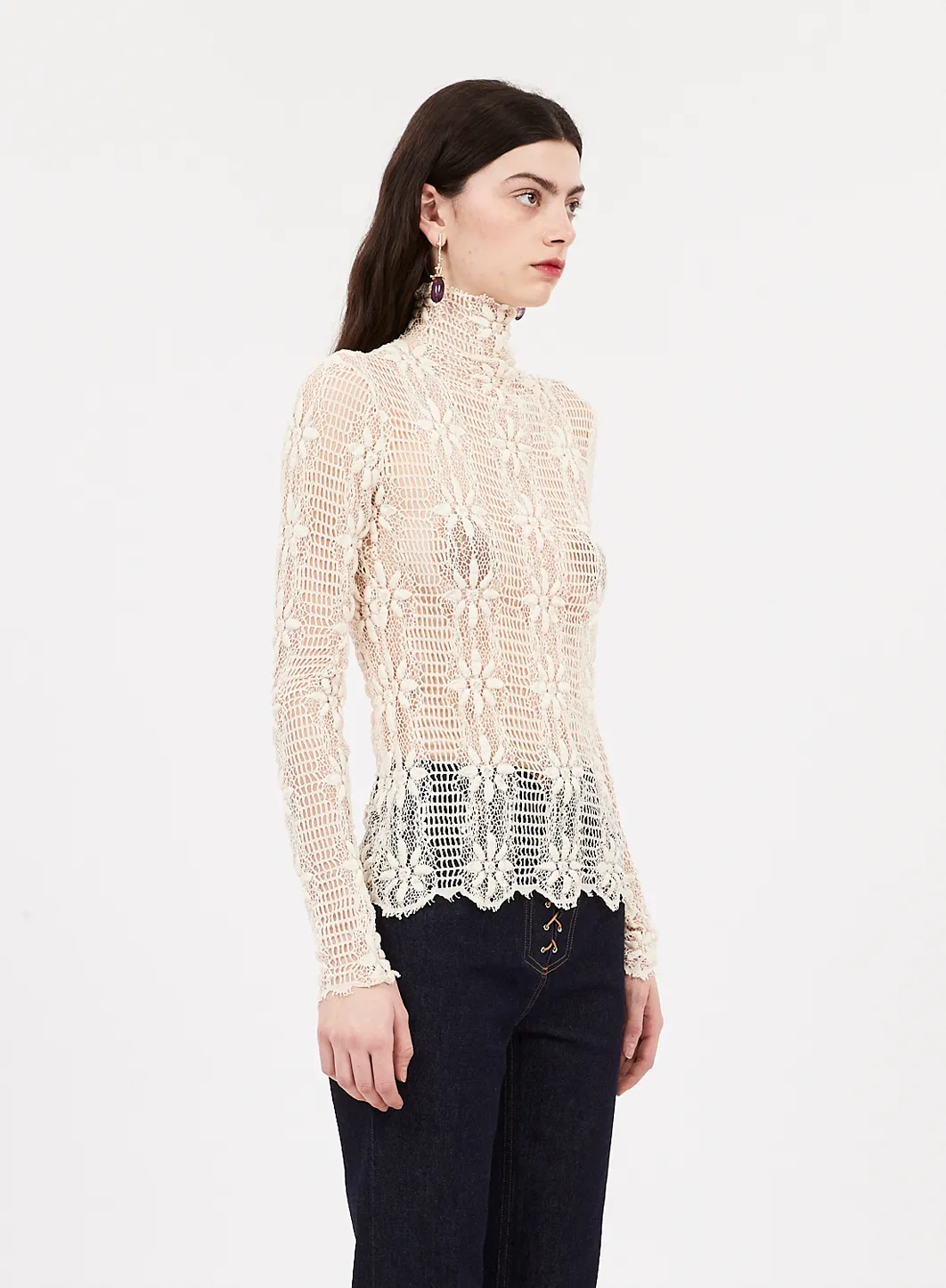 Amal Lace Top - Pristine