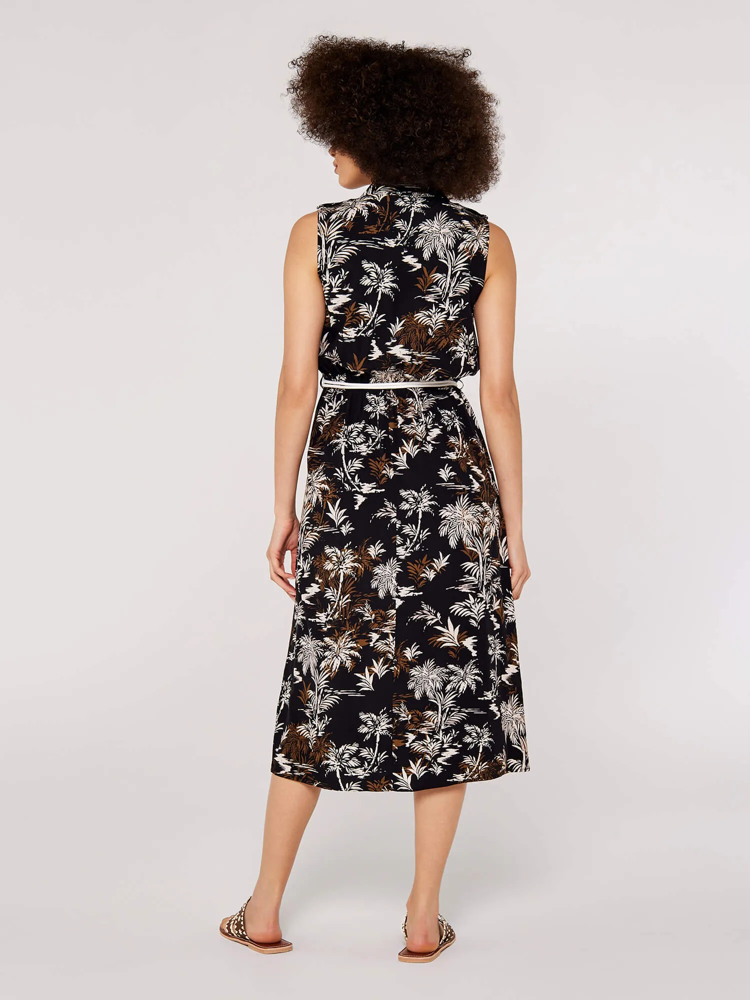 APRICOT - Palm Scene Midi Dress - 775398 - FINAL SALE