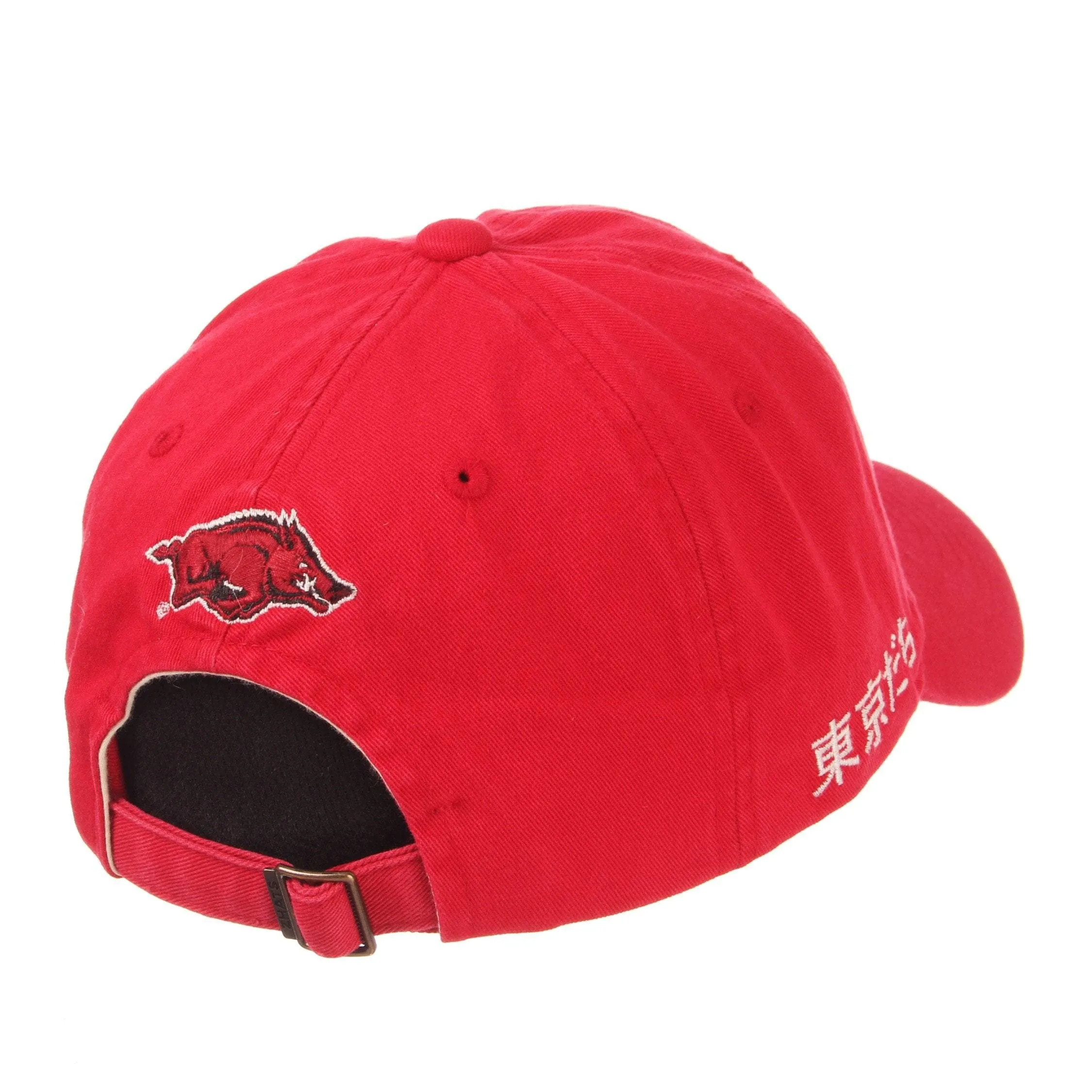 Arkansas Razorbacks Zephyr Tokyodachi Shibuya Red Adj. Slouch Hat Cap