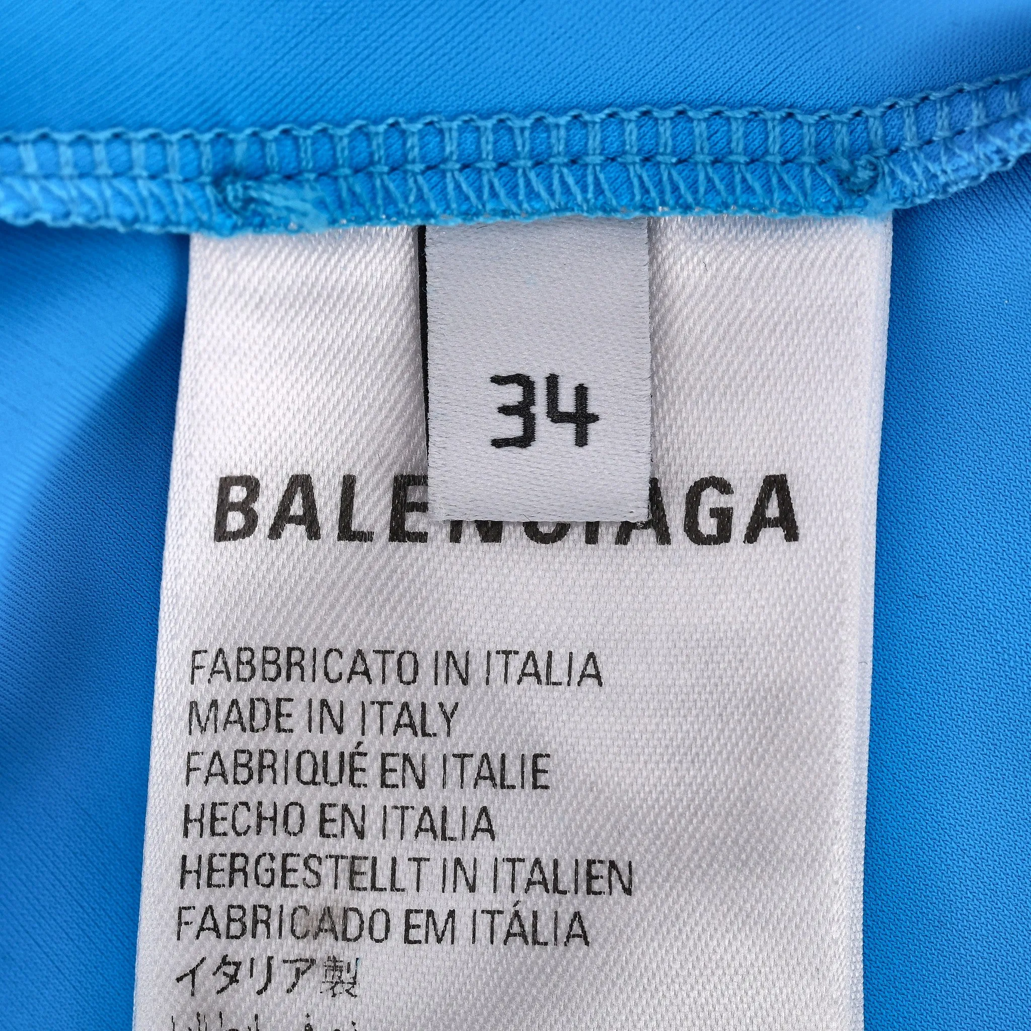 Balenciaga Ruched Stretch Jersey Dress. Size 34FR