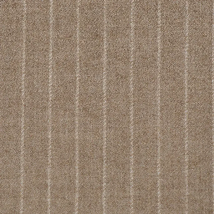 Beige Chalk Stripe Suiting Fabric 646