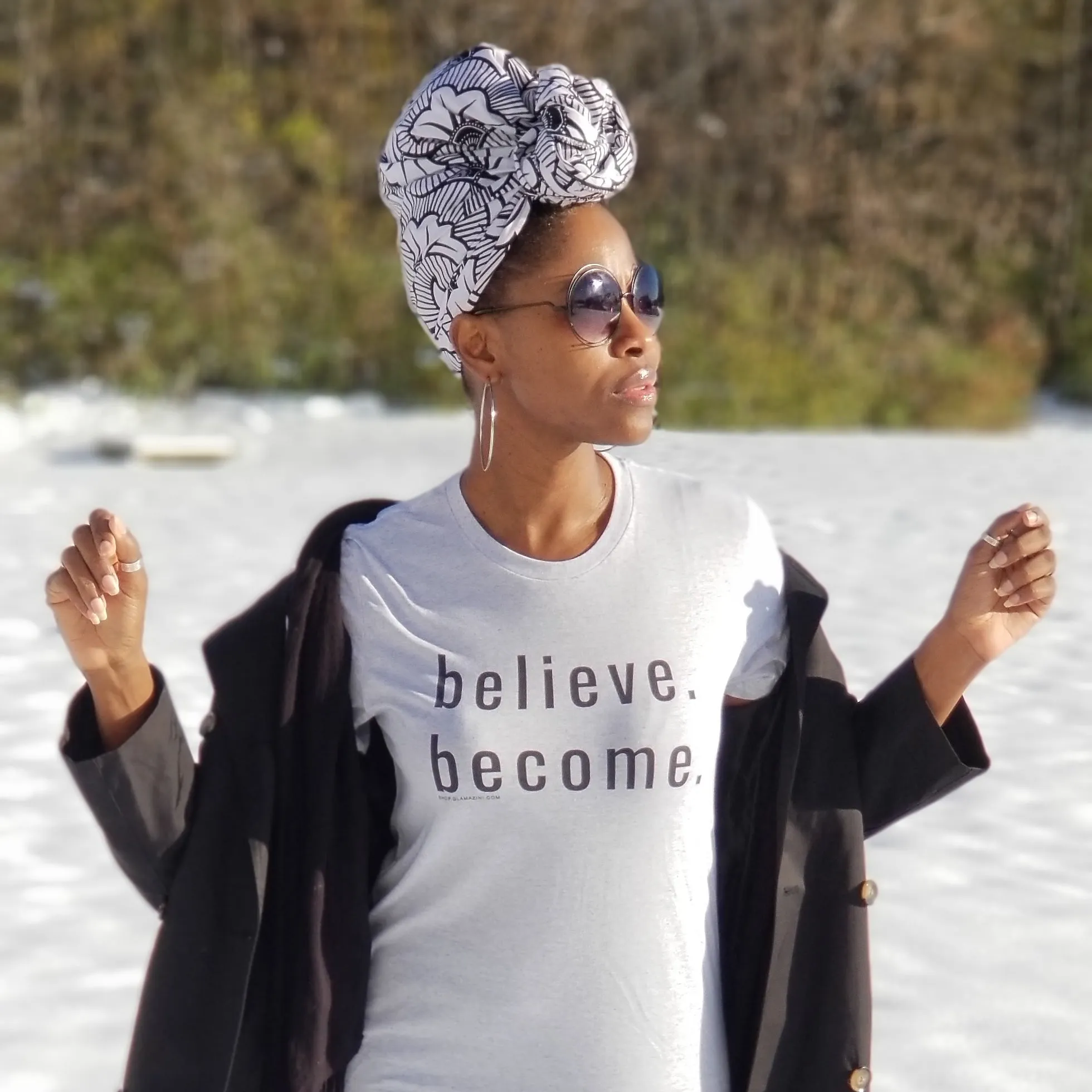 believe. become. unisex tee