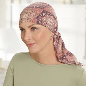 Bella Pink Fleur Paisley Scarf