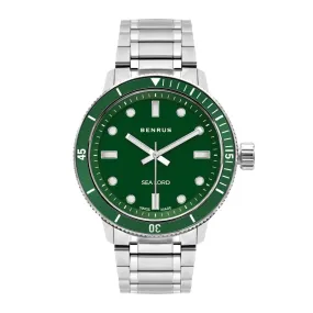 Benrus Men's Sea Lord Dive Watch Green