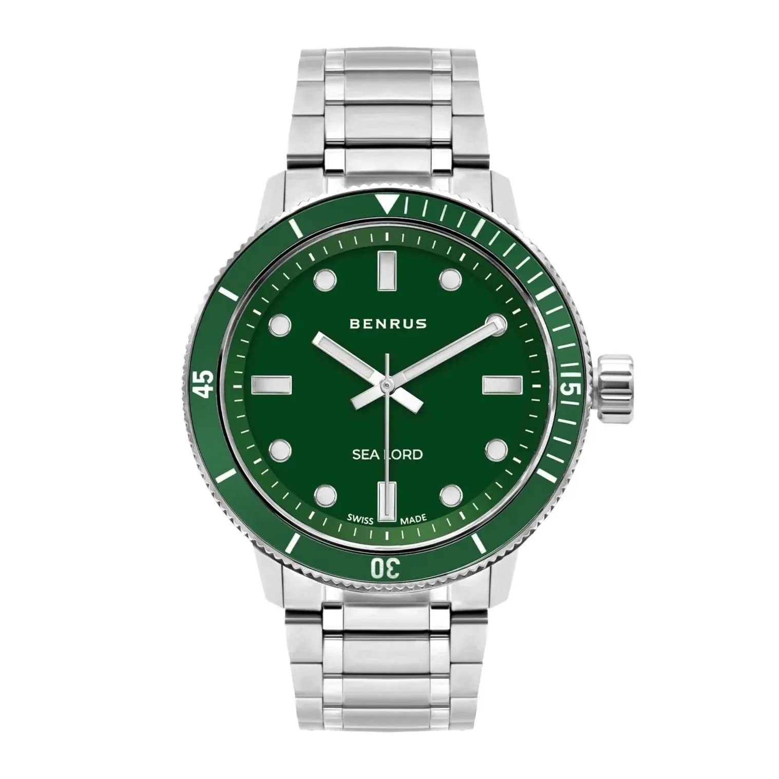 Benrus Men's Sea Lord Dive Watch Green