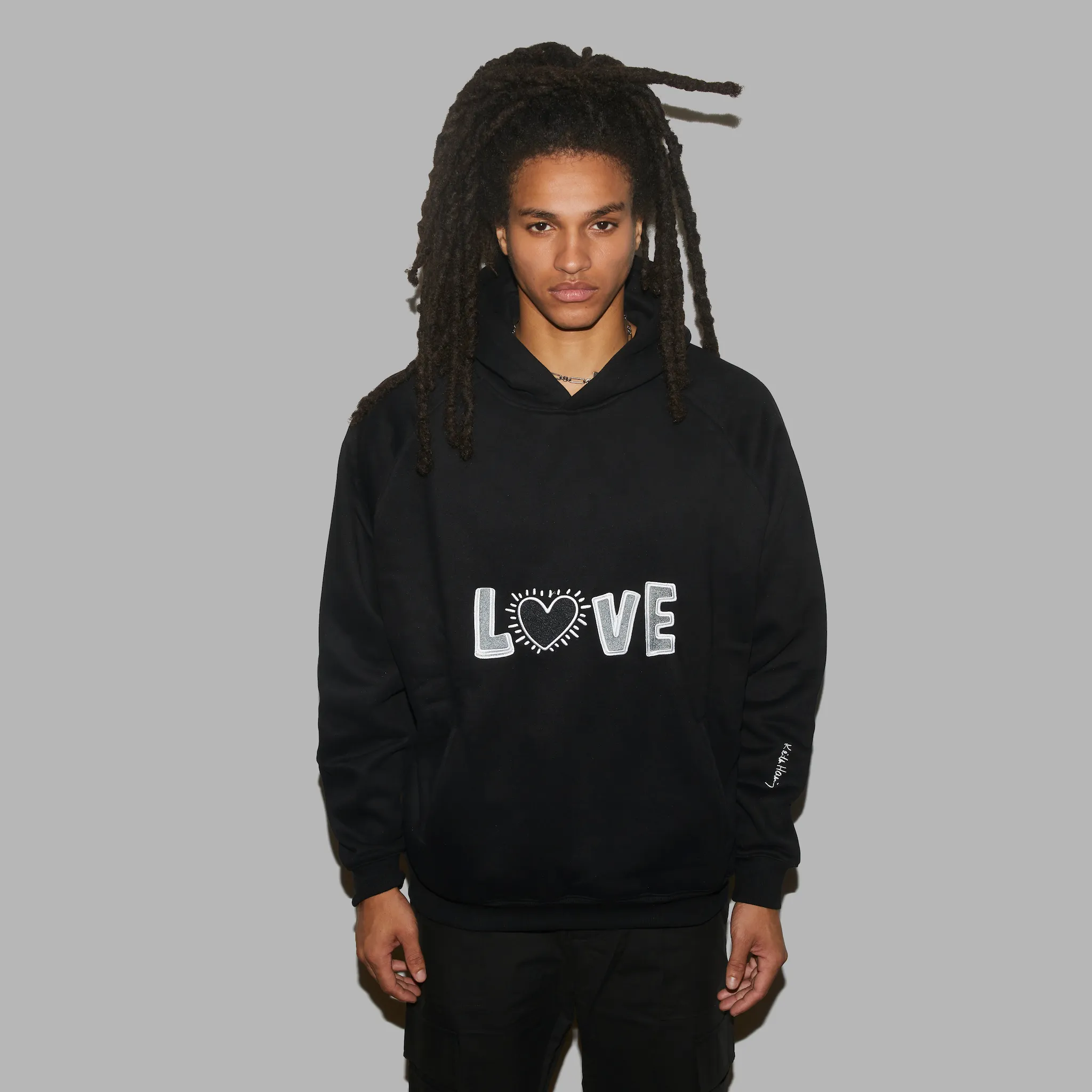 'Blvck x Keith Haring' Love Hoodie