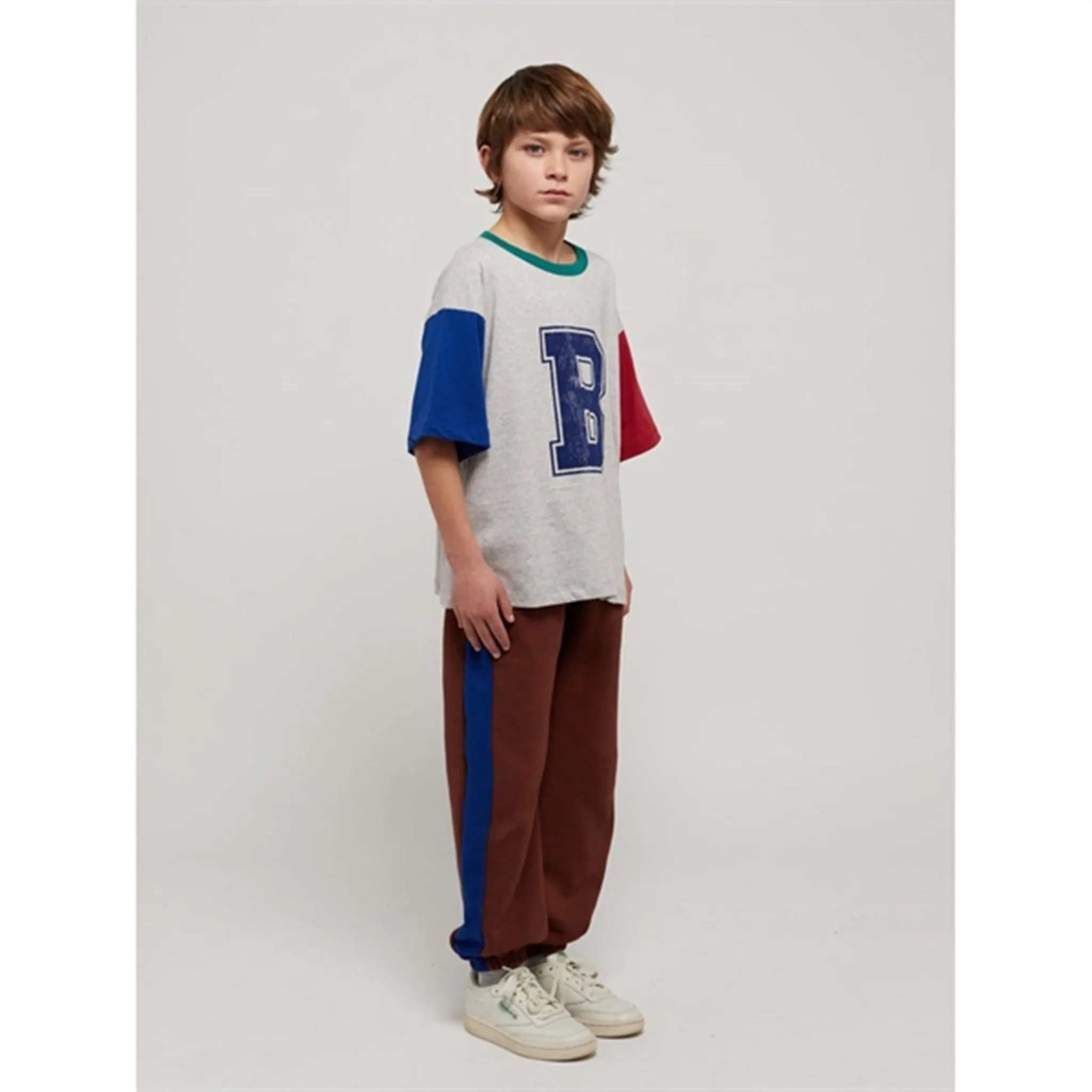 Bobo Choses Dark Brown B.C Label Sweatpants