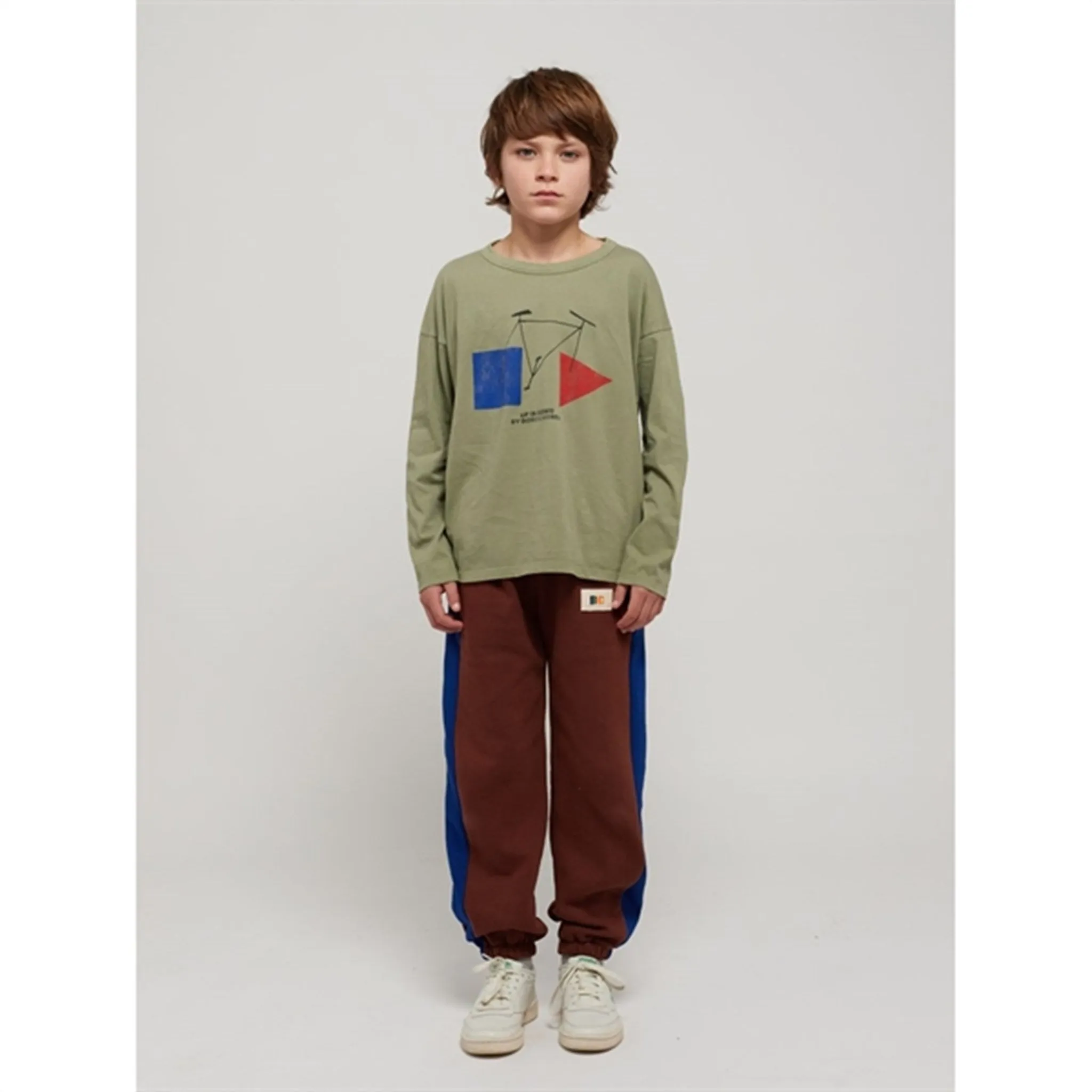 Bobo Choses Dark Brown B.C Label Sweatpants