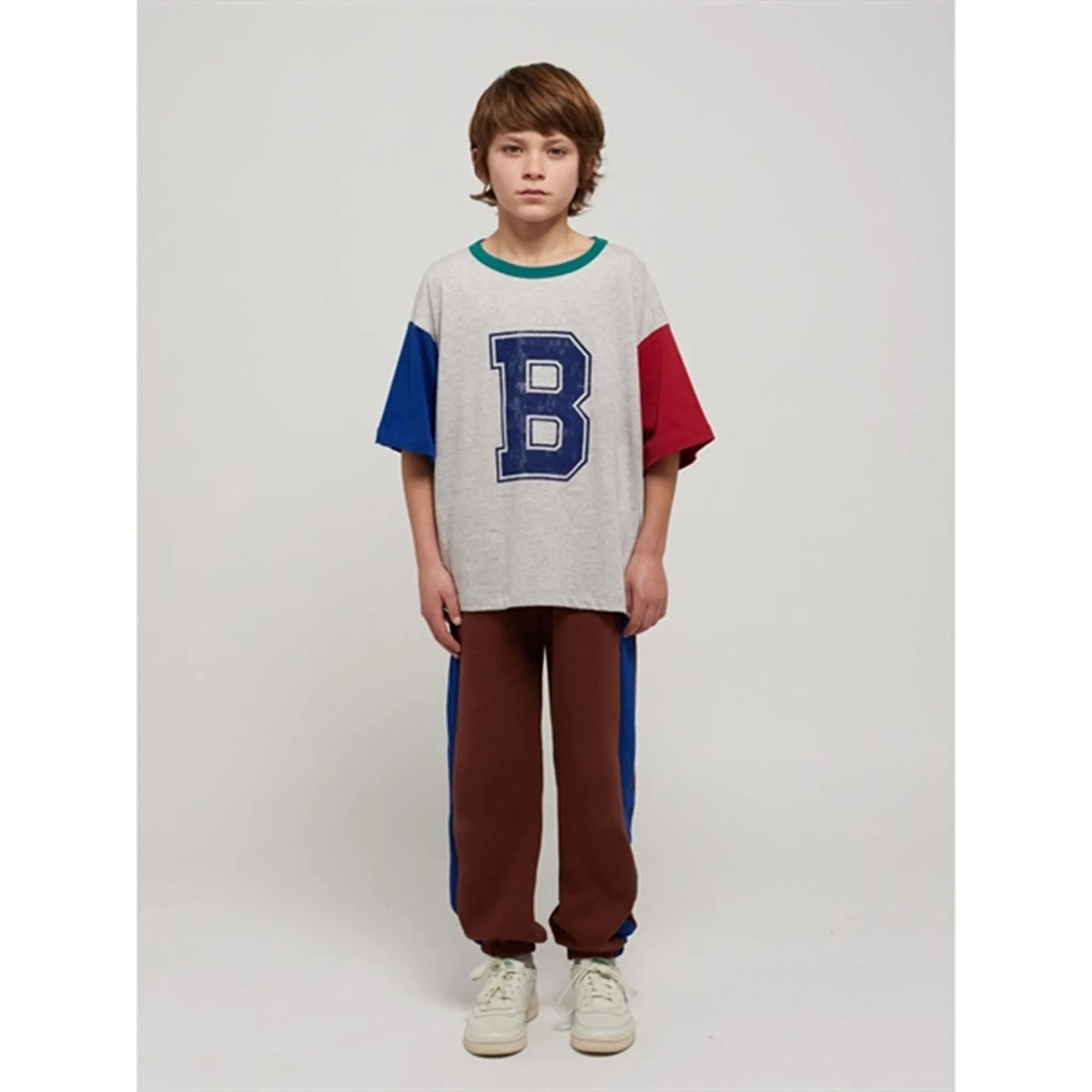 Bobo Choses Dark Brown B.C Label Sweatpants