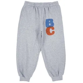 Bobo Choses Light Heather Grey Bobo Choses Color Block Sweatpants