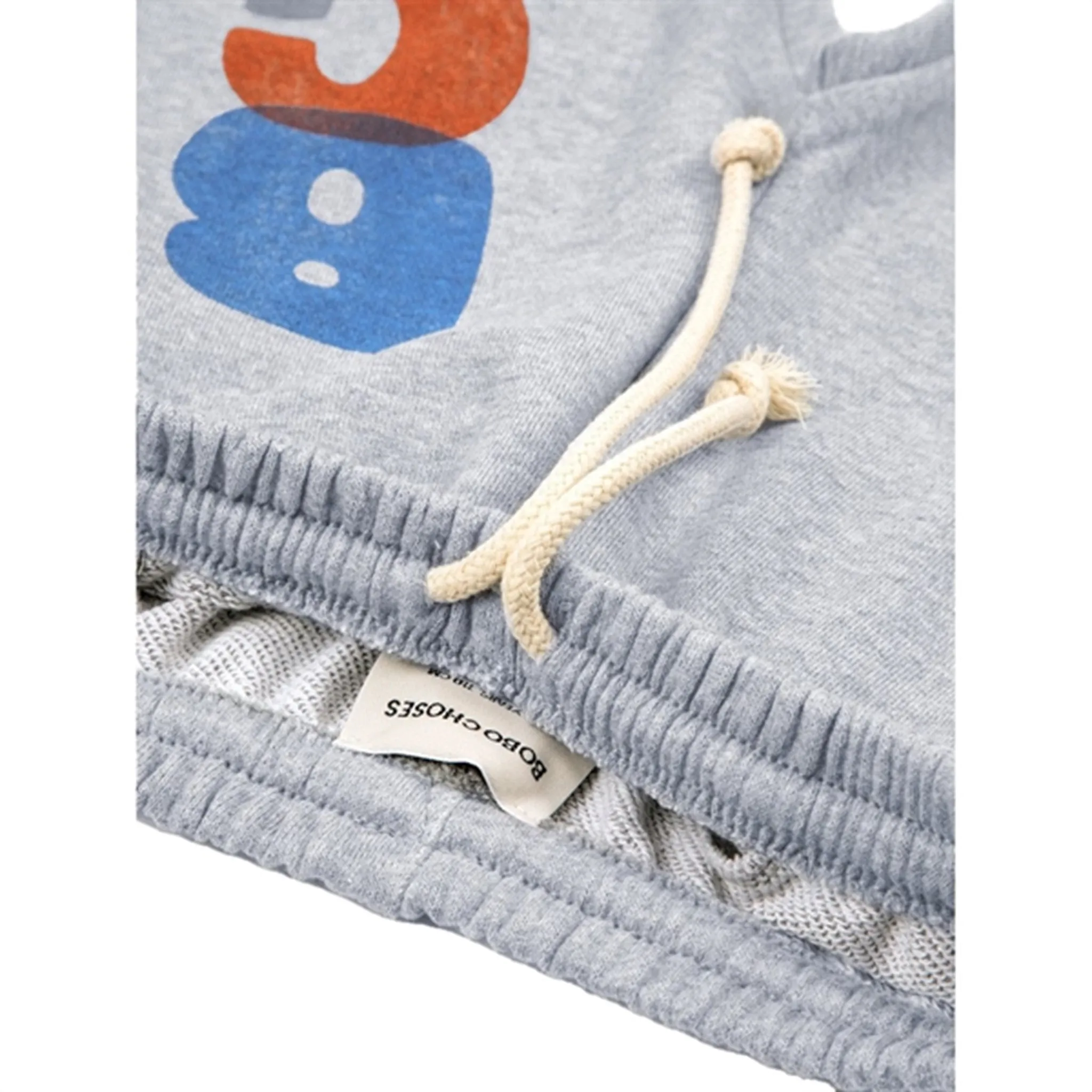 Bobo Choses Light Heather Grey Bobo Choses Color Block Sweatpants