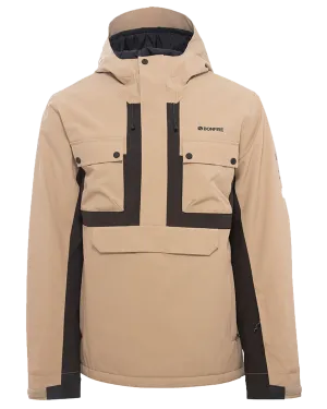 Bonfire Mens Ridge Pullover Anorak Jacket - Desert - 2021