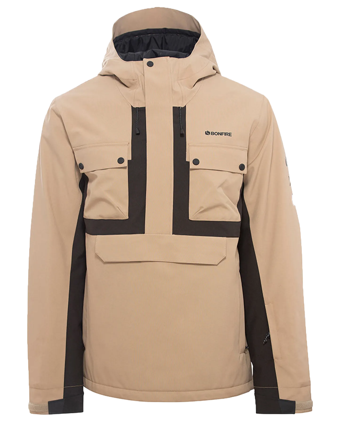 Bonfire Mens Ridge Pullover Anorak Jacket - Desert - 2021