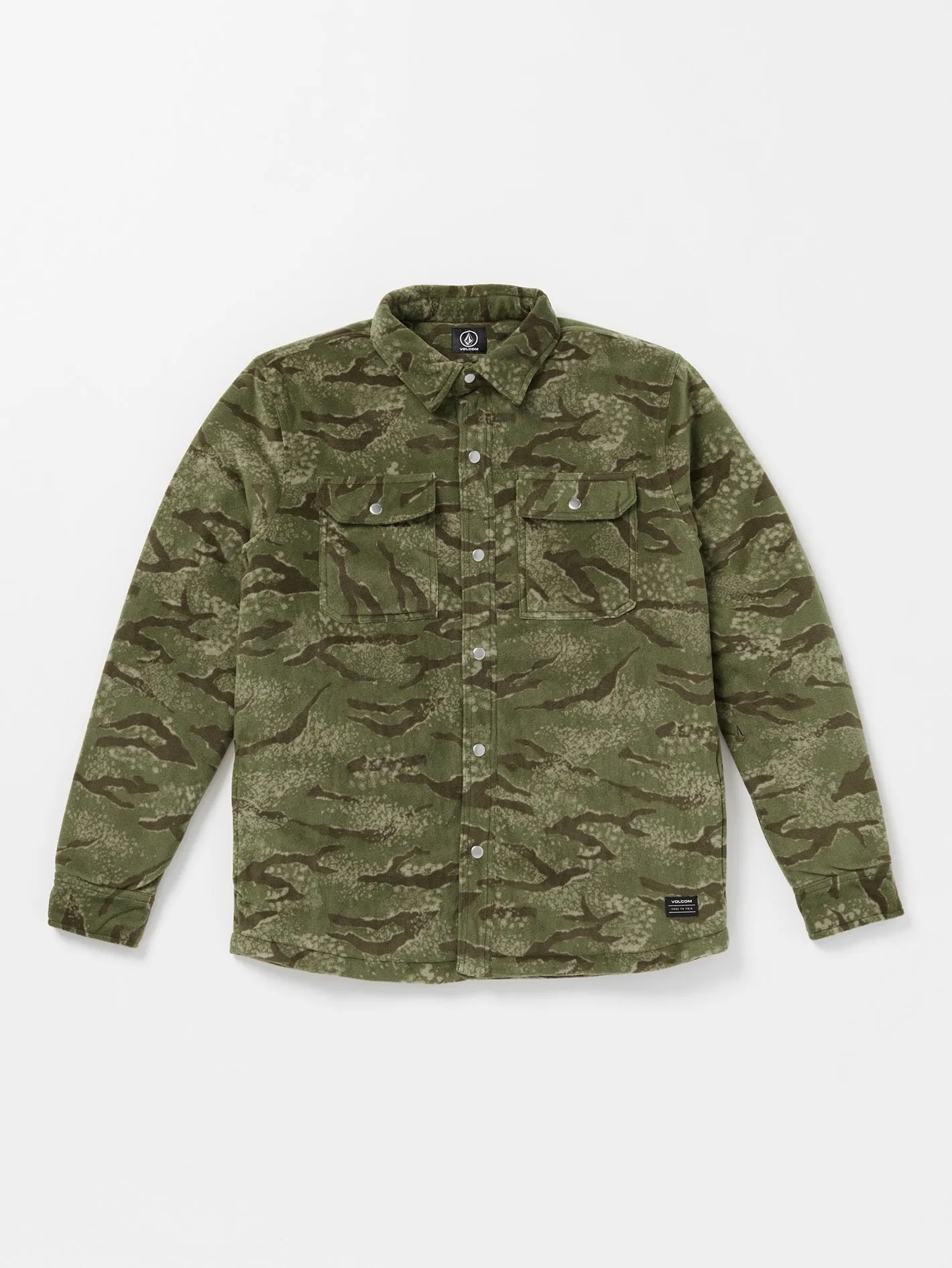 Bowered Fleece Long Sleeve Shirt - Squadron Green