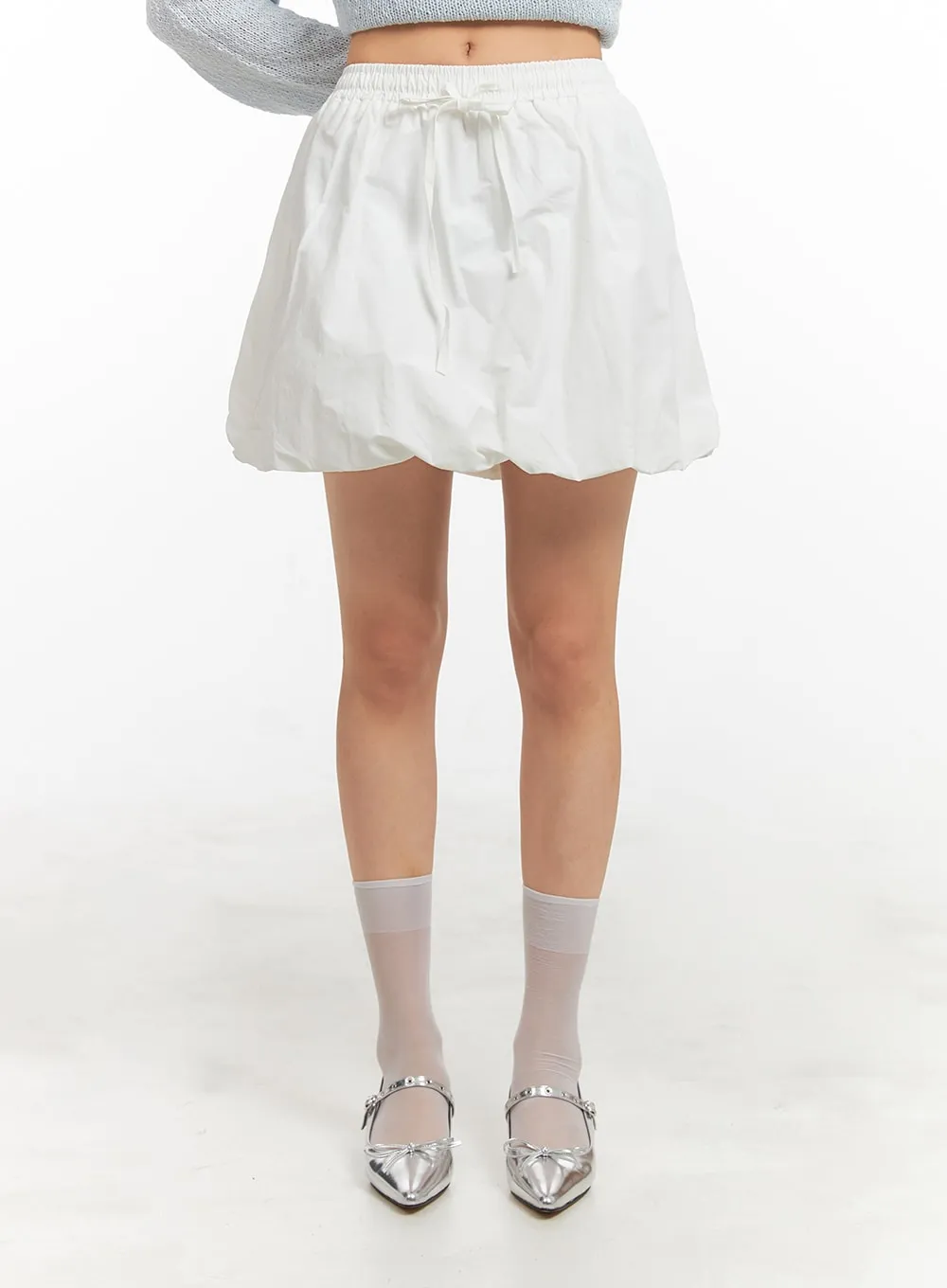 Bubble Hem Mini Skirt OA429