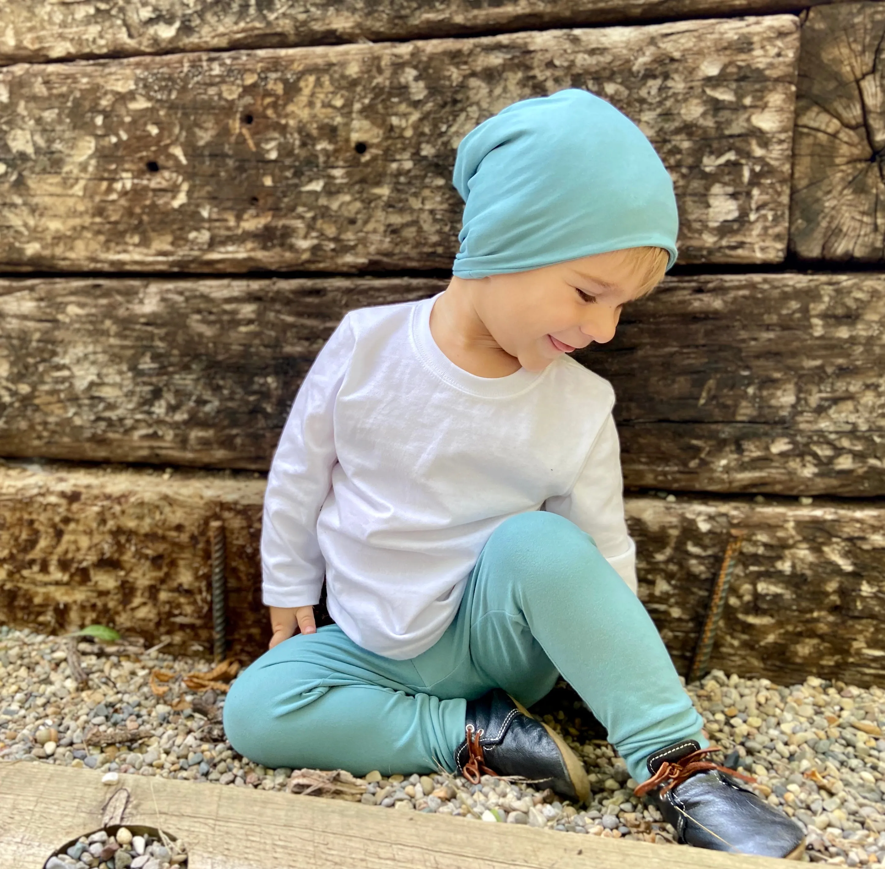 Bumblito Toddler Beanie ~ Seafoam