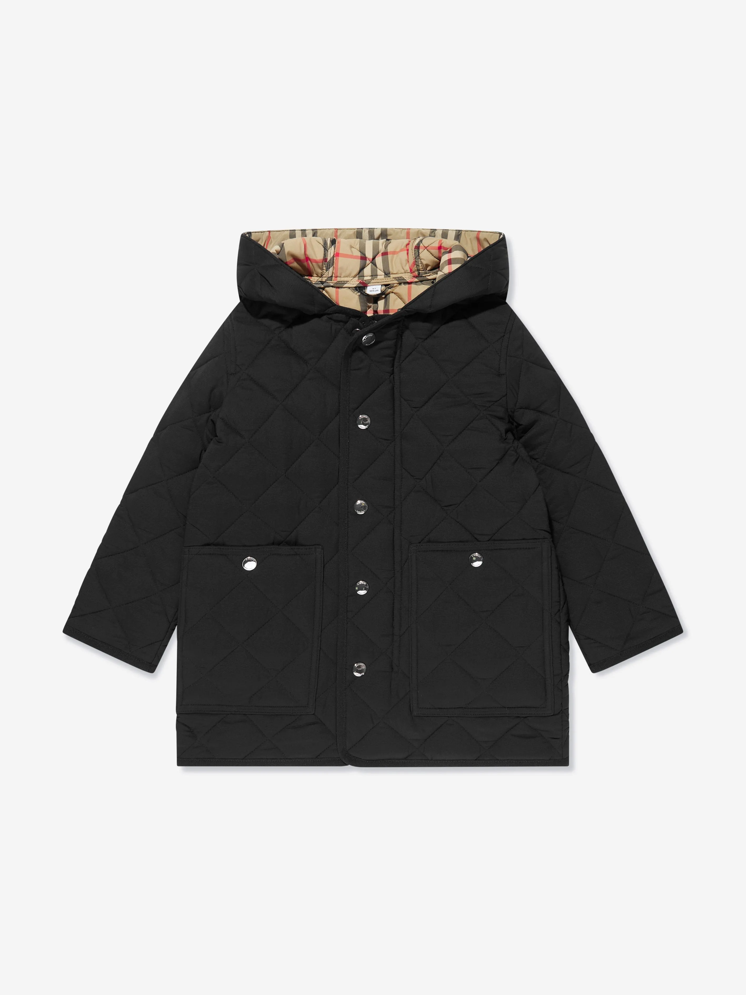 Burberry Boys Reilly Down Padded Quilted Coat