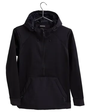 Burton Women's Crown Weatherproof Performance Pullover Hoodie - True Black - 2022