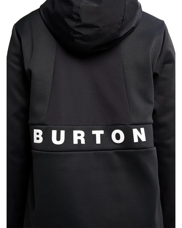 Burton Women's Crown Weatherproof Performance Pullover Hoodie - True Black - 2022