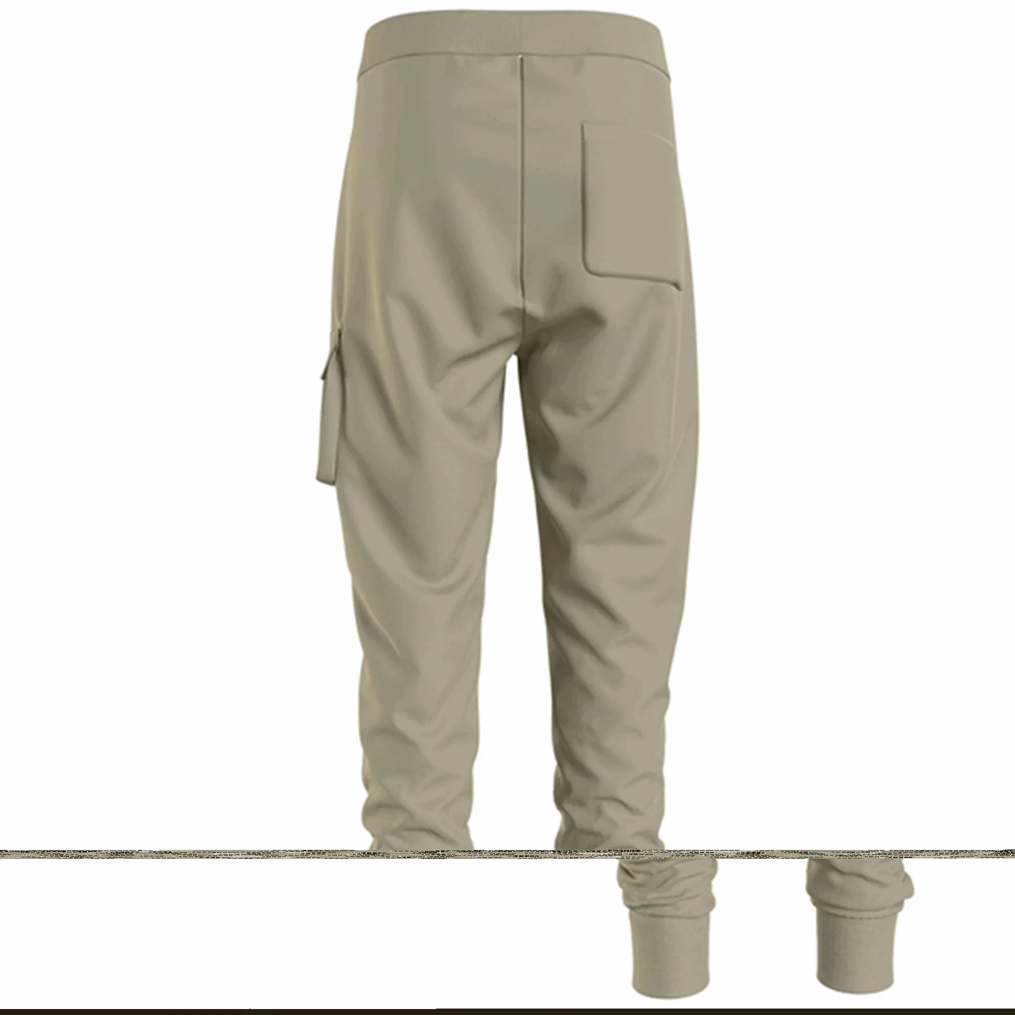 Calvin Klein Badge Cargo Sweatpants Wheat Fields