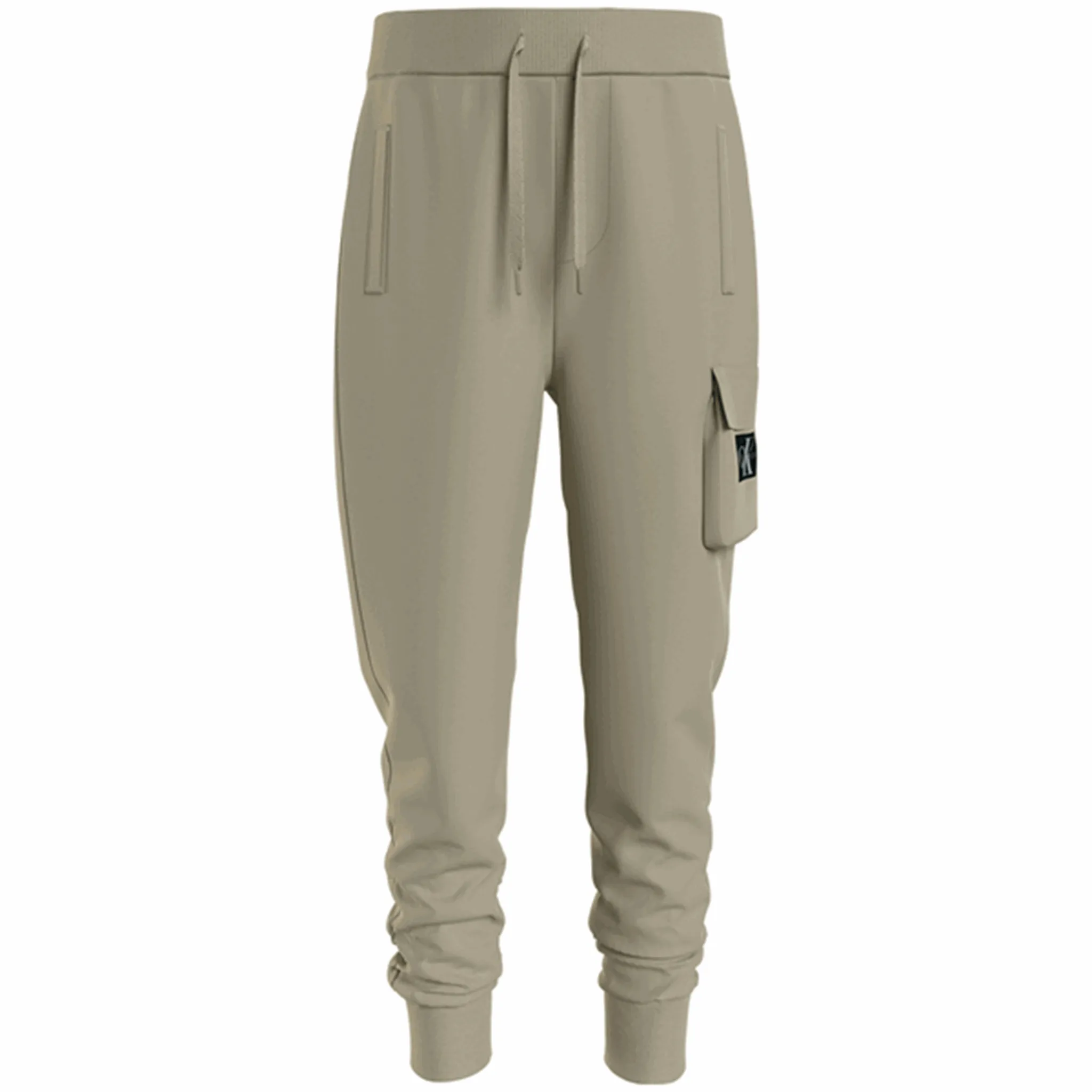 Calvin Klein Badge Cargo Sweatpants Wheat Fields