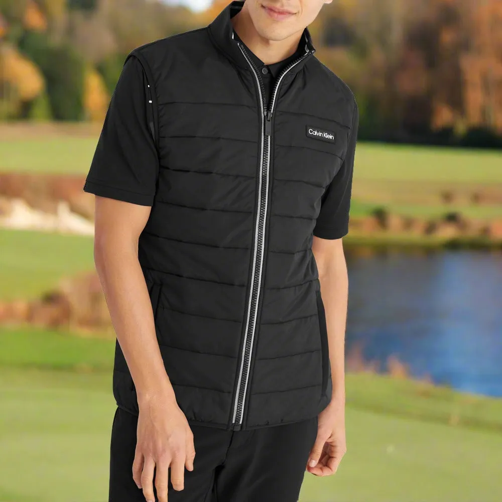 Calvin Klein Baylor Creek Hybrid Full Zip Gilet - Black