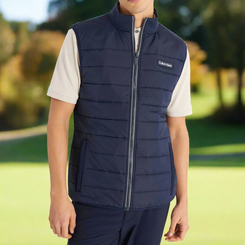 Calvin Klein Baylor Creek Hybrid Full Zip Gilet - Evening Blue