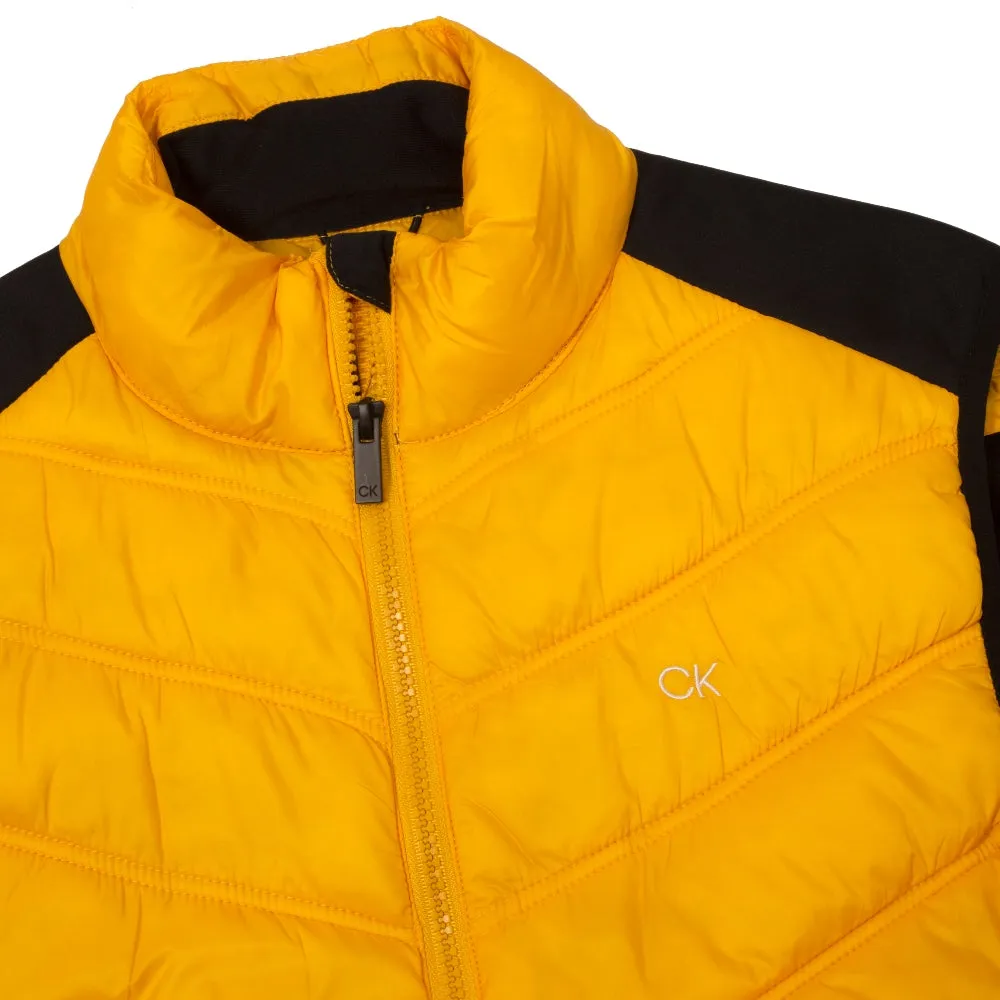 Calvin Klein Frontera Hybrid Yellow Golf Gilet C9833