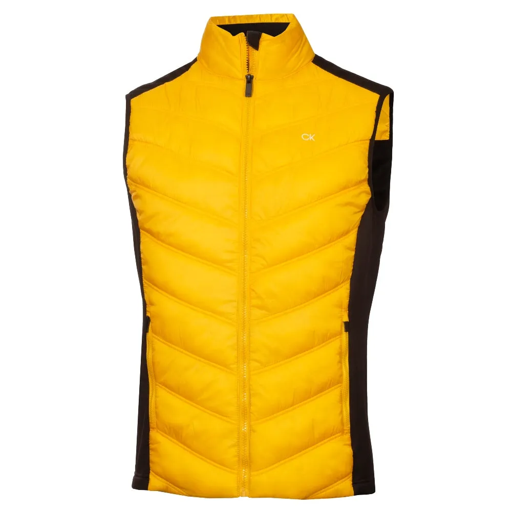 Calvin Klein Frontera Hybrid Yellow Golf Gilet C9833