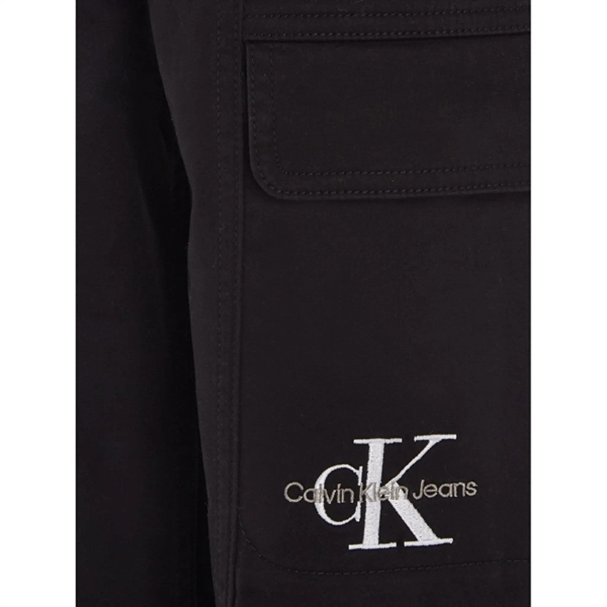 Calvin Klein Sateen Cargo Sweatpants Ck Black