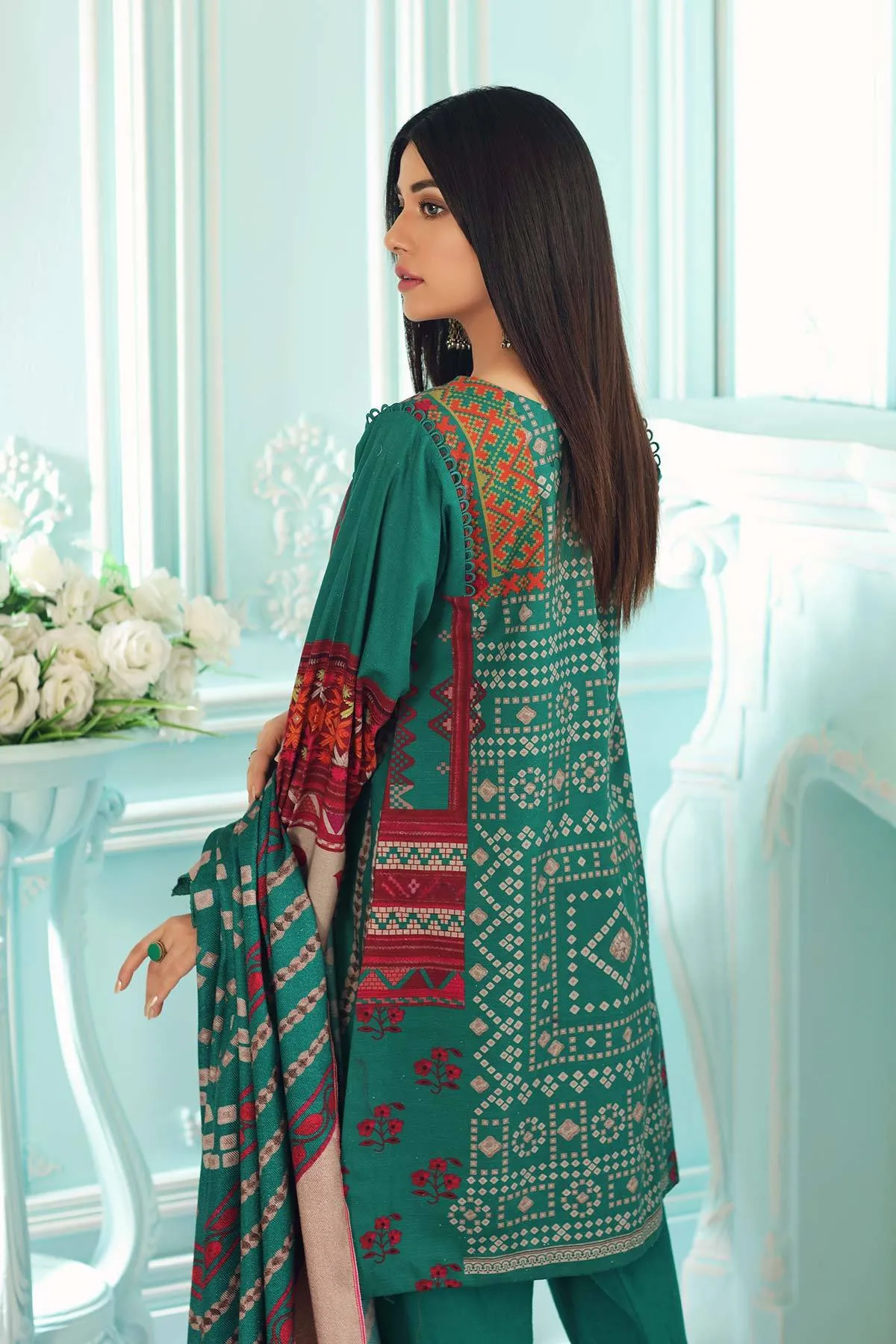 Charizma Qaus Printed Khaddar Collection – QPK-14