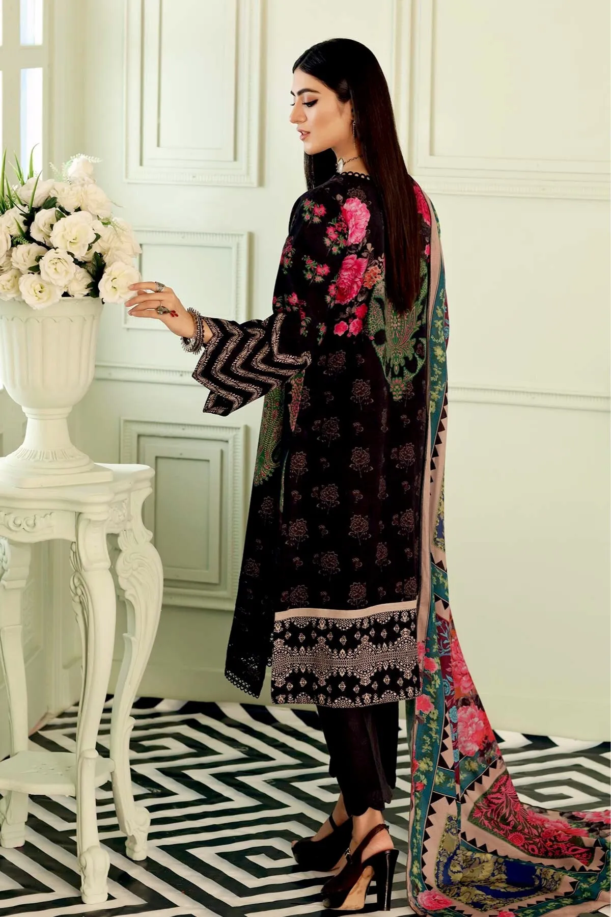 Charizma Qaus Printed Khaddar Collection – QPK-17