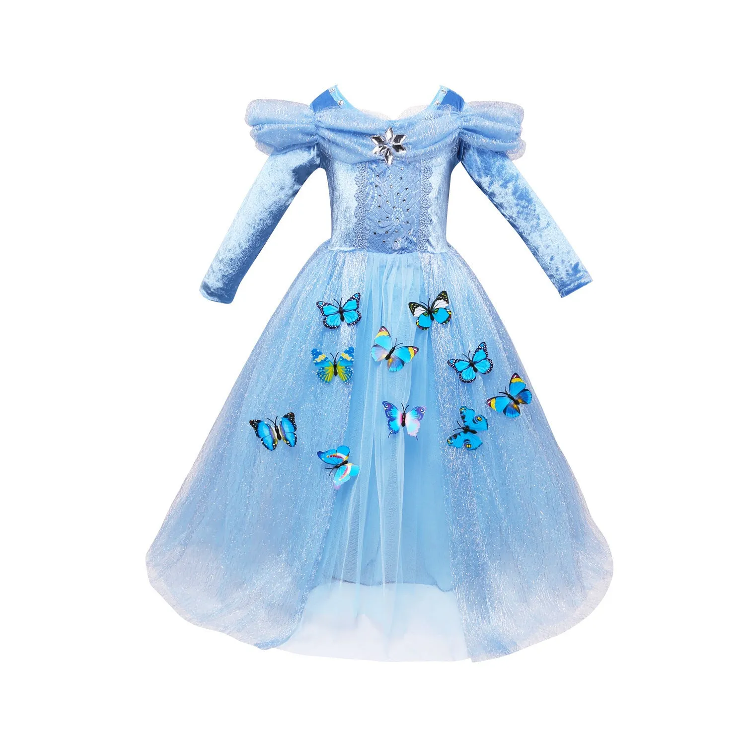 Children 'S Day Cinderella Dress Frozen Elsa Sophia Christmas Dress Children 'S Long Sleeve Princess