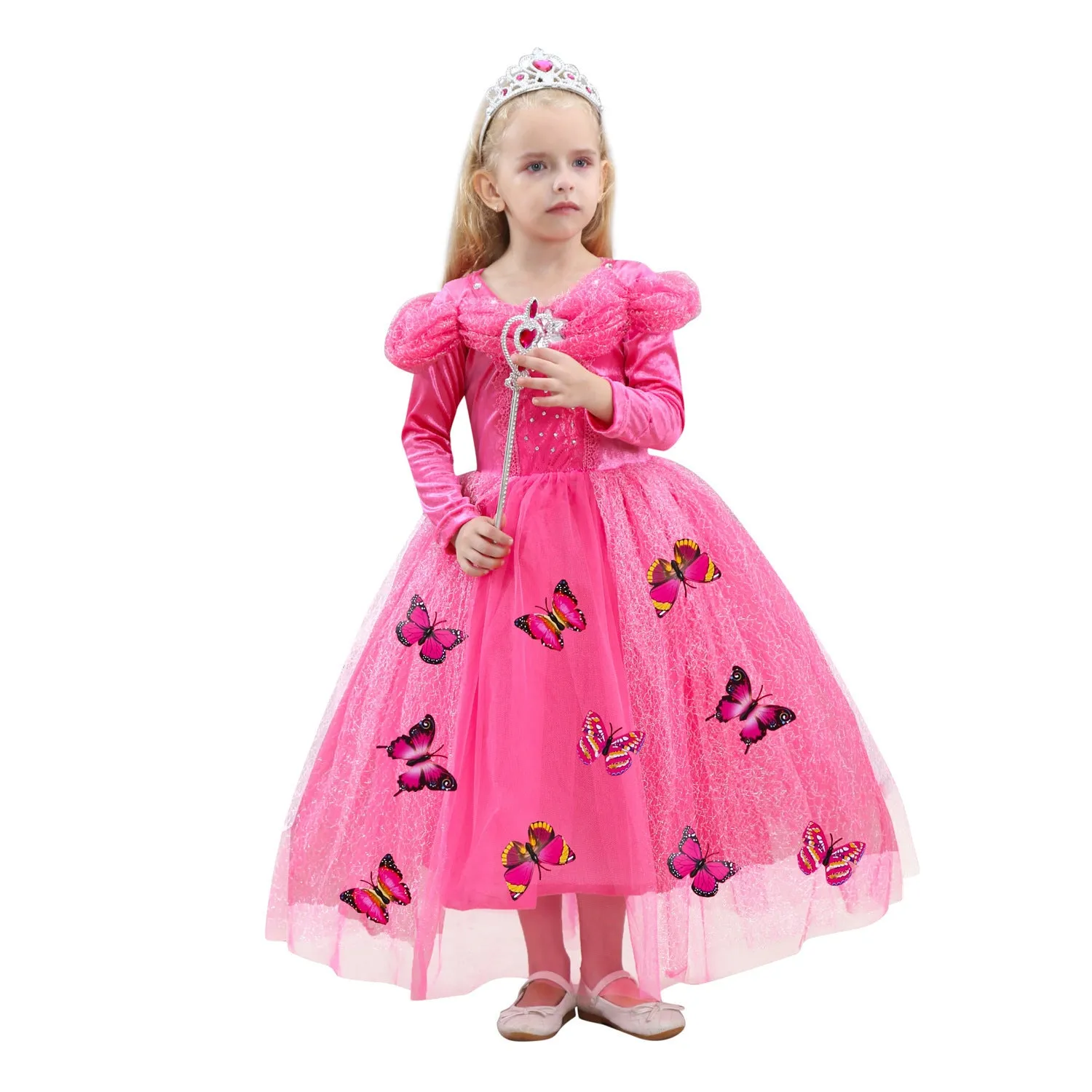 Children 'S Day Cinderella Dress Frozen Elsa Sophia Christmas Dress Children 'S Long Sleeve Princess