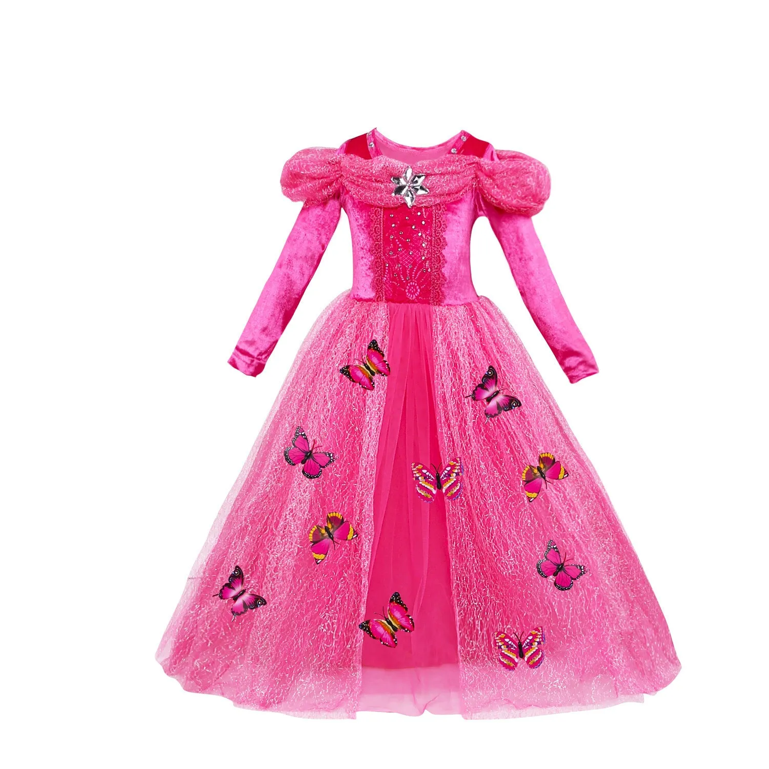 Children 'S Day Cinderella Dress Frozen Elsa Sophia Christmas Dress Children 'S Long Sleeve Princess