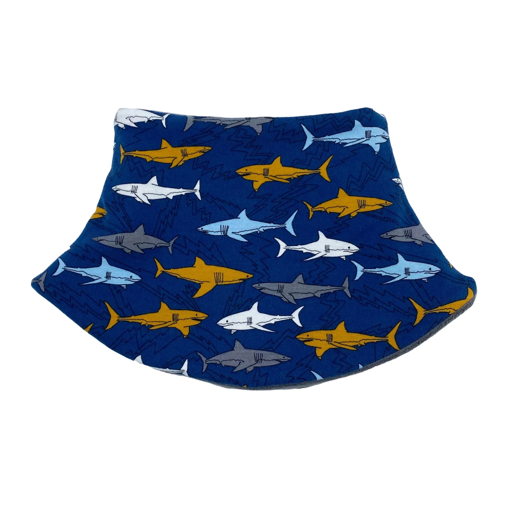 Child's Handmade Neck Warmer Sharks