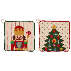 Christmas Pot Holders by Mud Pie