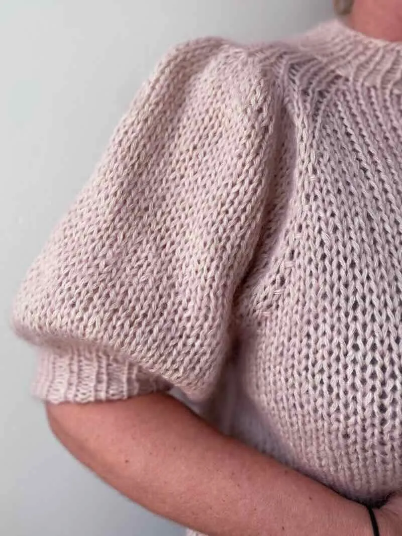 Chunky T-shirt on large needles by Önling, knitting pattern