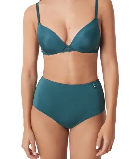 Classic High-Waist Panty In Microfibre Green