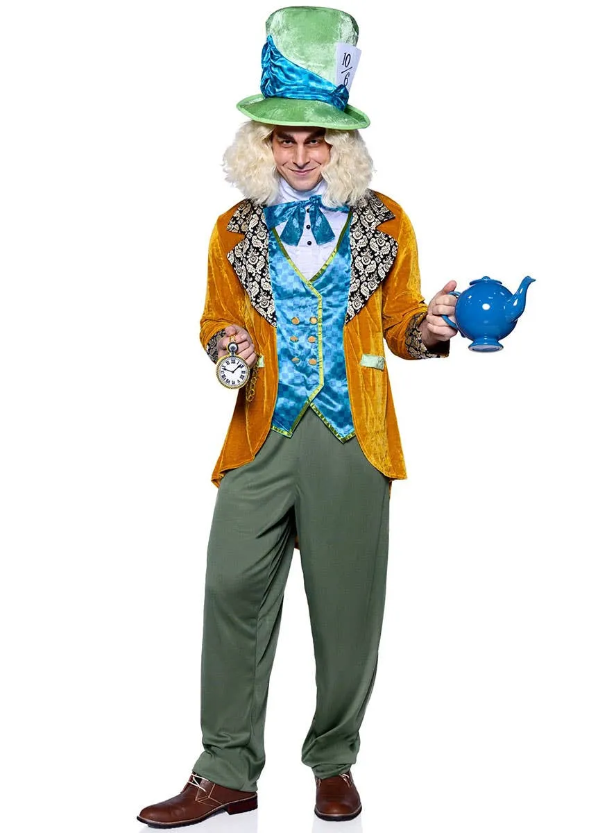 Classic Mad Hatter Deluxe Mens Wonderland Costume