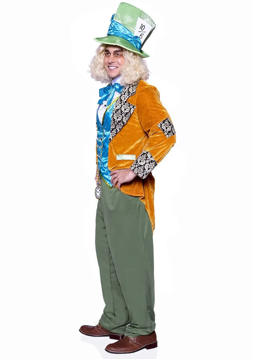 Classic Mad Hatter Deluxe Mens Wonderland Costume