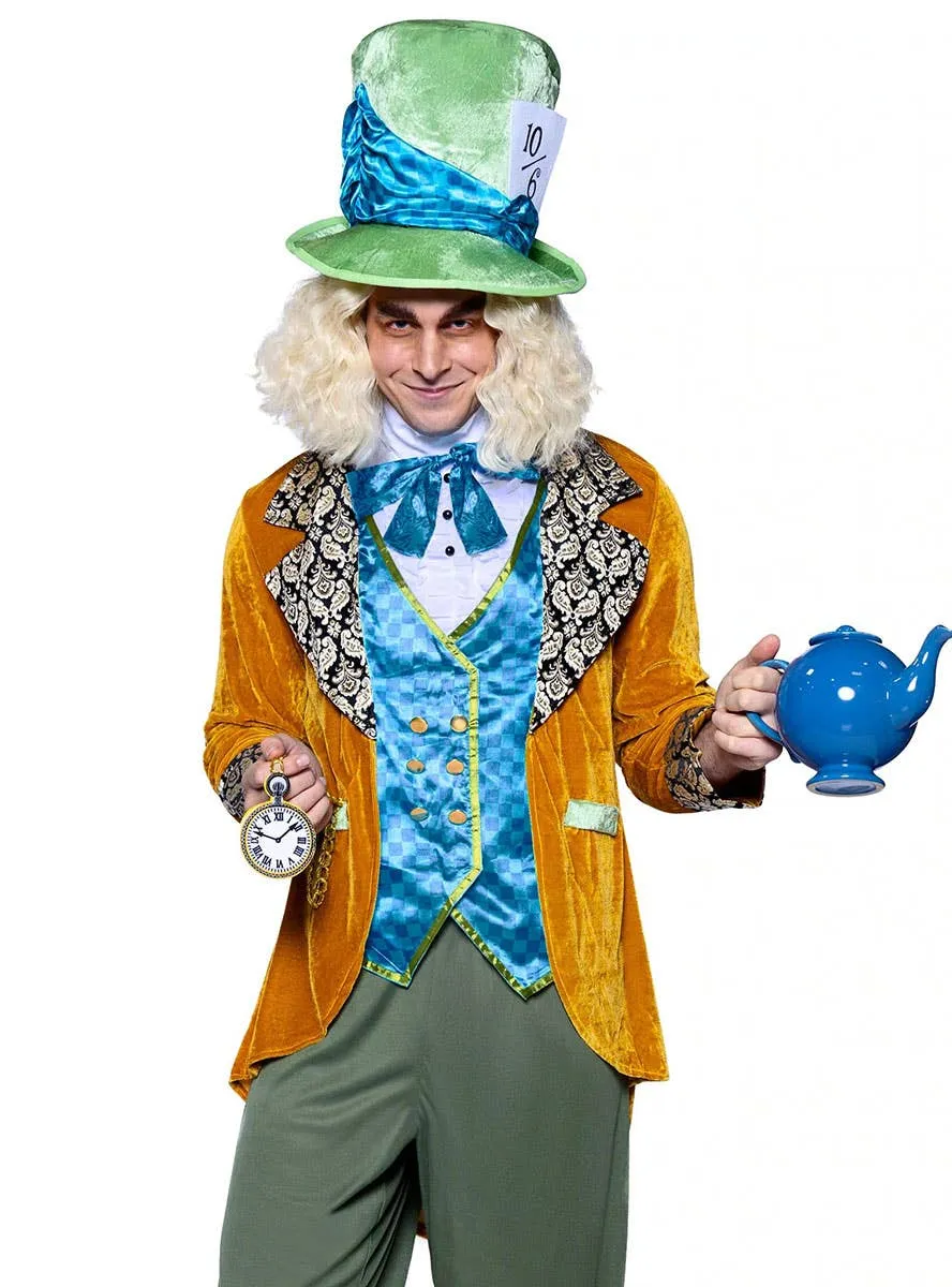 Classic Mad Hatter Deluxe Mens Wonderland Costume