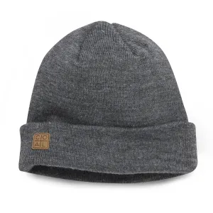 Coal Harbor Rib Knit Fisherman Beanie - Charcoal